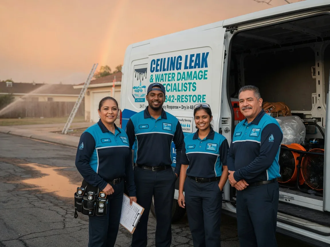 Ceiling Leak Cleanup company in Powers, OR